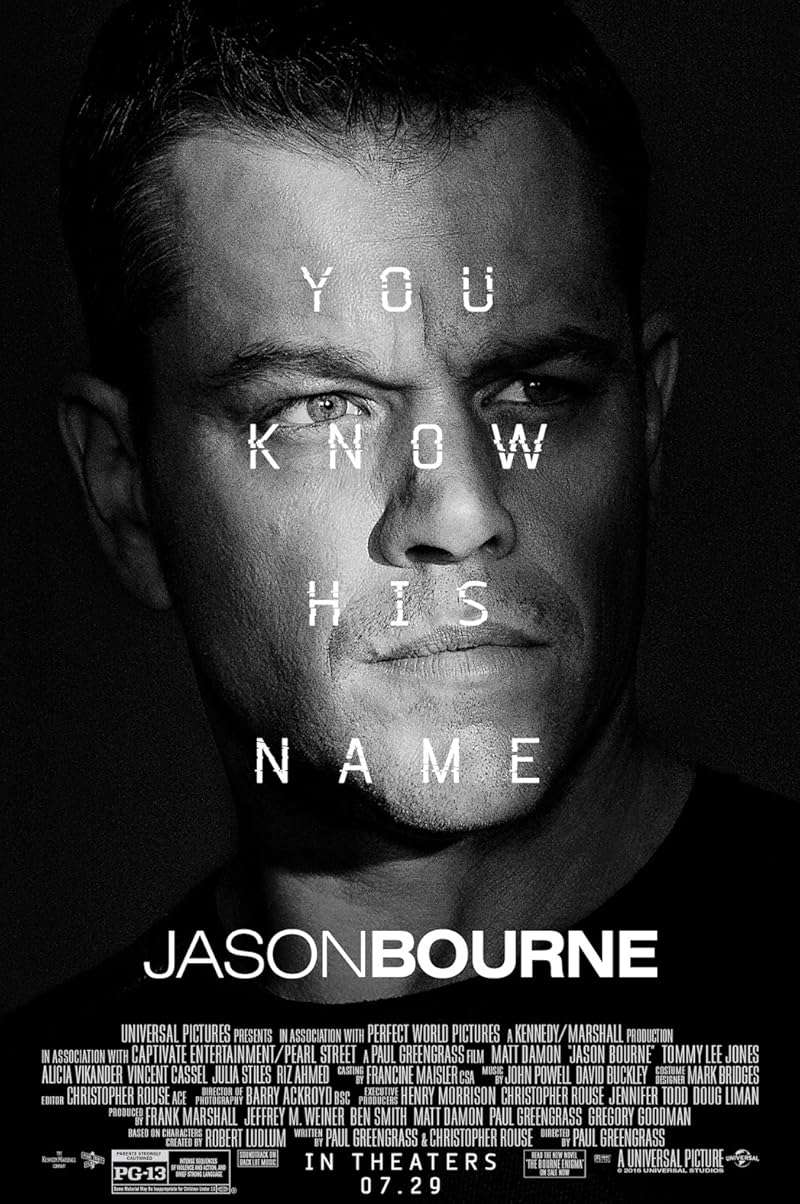 Jason Bourne (2016) เจสัน บอร์น ยอดจารชนคนอันตราย