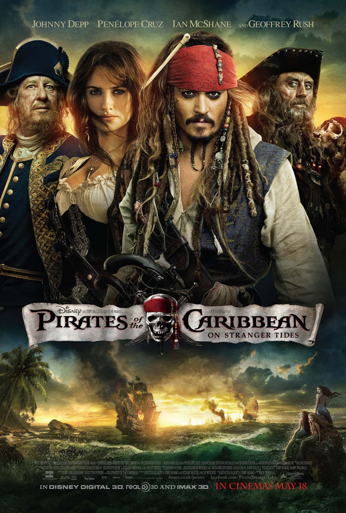 Pirates of the Caribbean 4 On Stranger Tides ผจญภัยล่าสายน้ำอมฤต